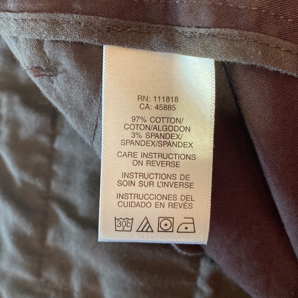 Michael Kors Gramercy Fit Wide Leg Dress pants in brown size 12 - Picture 8 of 13